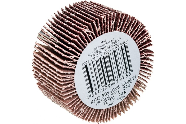 Круг лепестковый с оправкой KK19XW (60х30х6 мм; 25H; Р60) БАЗ 960000022891