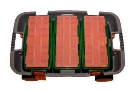 Ящик-тележка с 3 лотками и 3 боксами 820x510x400 мм Gigant С-1