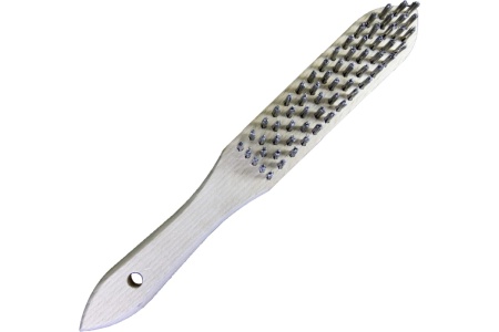 Ручная щетка OSBORN 5 рядов, 295x145, ворс прямая сталь 0,35 152.135-0001