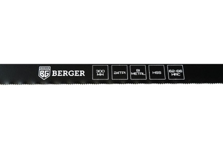 Ножовка по металлу Berger BG 300мм, биметаллическое полотно, 24TPI,BG1846