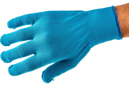 Перчатки Россия нейлон, 13 класс, цвет ультрамарин, XL 67841