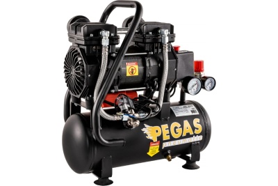 Малошумный безмасляный компрессор Pegas pneumatic PG-602 профессиональная серия 6619