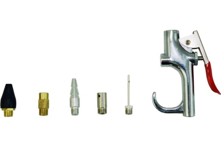 Пневматический обдувочный пистолет с набором аксессуаров WIEDERKRAFT WDK-65111