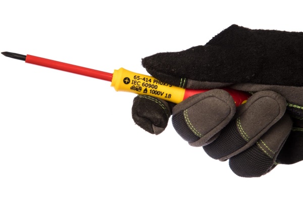Диэлектрическая отвертка FATMAX 1000V PH0х75 мм Stanley 0-65-414