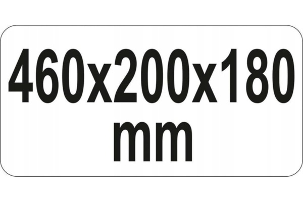 2-х ярусный металлический ящик для инструмента YATO 460х200х180мм YT-0884