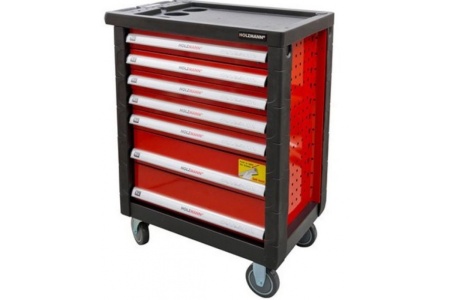 Тележка для мастерской с инструментами HOLZMANN хромованадиевая сталь WW790W