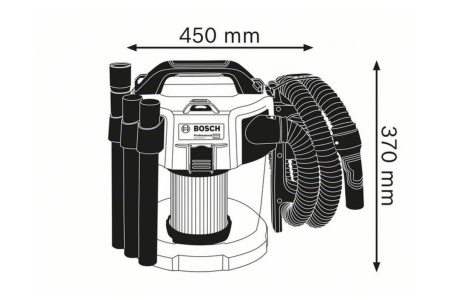 Аккумуляторный пылесос Bosch GAS 18V-10 L 06019C6300