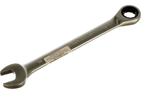 Комбинированный ключ с трещоткой 19мм AV Steel  AV-315019