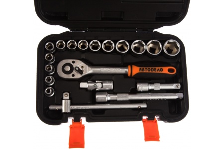 Набор торцевых головок Автоdело 3/8" DR 19 предметов 39919 13977