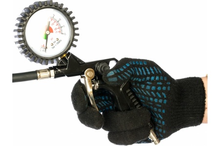 Пистолет для подкачки шин с манометром TOPEX 75M301