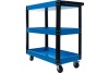 Передвижная тележка ABC с 3-мя полками, синяя ПТ3-C