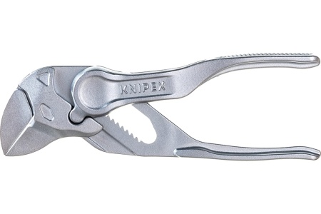 Переставные клещи-ключ Knipex XS, 21 мм (3/4"), 100 мм, Cr-V, серые, KN-8604100
