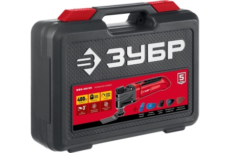 Реноватор ЗУБР 400 Вт, с набором насадок, кейс МФИ-400 КН
