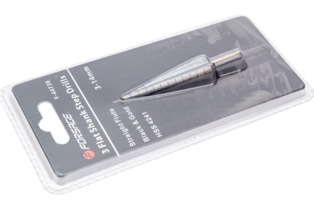 Сверло ступенчатое в блистере (3-14 мм; HSS 4241) Forsage F-44738 49820