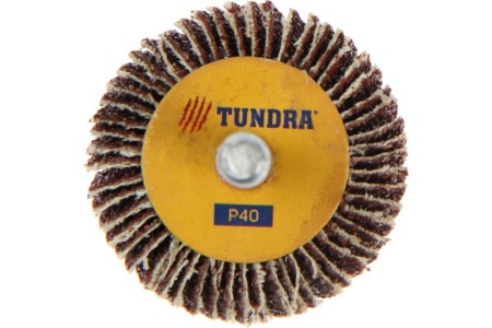 Круг лепестковый радиальный (40х20х6 мм; Р40) ТУНДРА 5162351
