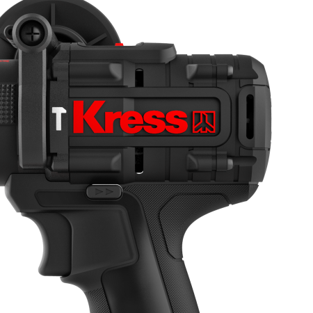 Дрель-шуруповерт аккумуляторная ударная бесщеточная KRESS KUC35, 20В, 150Нм, 4Ач х2, ЗУ 6А, кейс