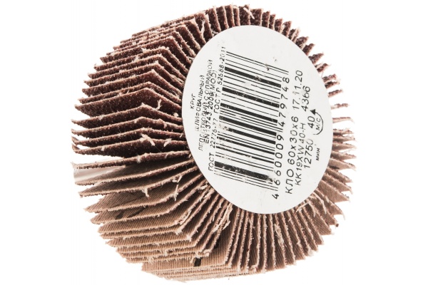 Круг лепестковый с оправкой KK19XW (60х30х6 мм; 40H; Р40) БАЗ 960000022890