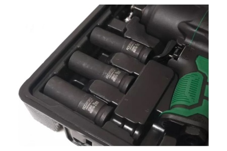 Ударный пневмогайковерт с регулировкой усилия ROCKFORCE набор головок RF-82549K4