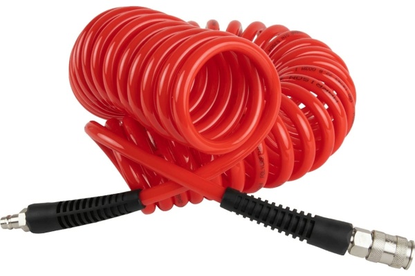 Шланг пневматический спиральный с БРС 15 м, 10x14 мм Harrison HRS-221015