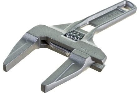 Разводной ключ Forsage алюминиевый, усилием затяжки, 5", 125 мм, захват 16-68 мм F-649205C