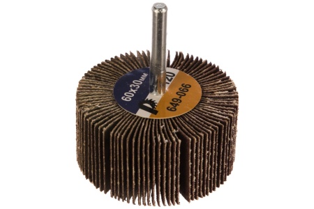 Круг лепестковый с оправкой (60х30 мм; P120) ПРАКТИКА 649-066