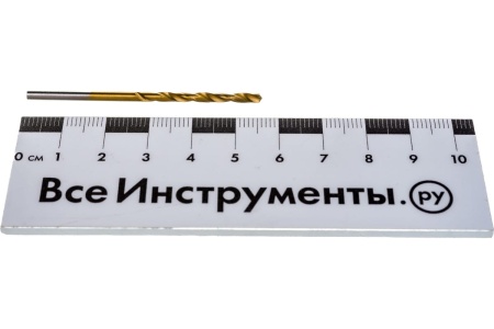 Сверло (2.5 мм; HSS-TiN) по металлу Matrix 717250 Сверло (2.5 мм; HSS-TiN) по металлу Matrix 717250