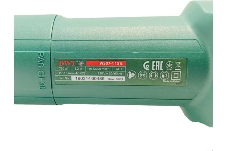 Угловая шлифмашина DWT WS07-115 E