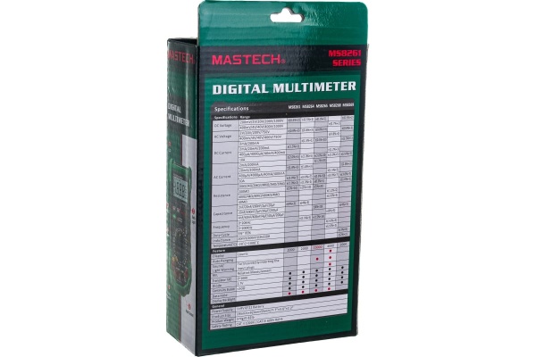 Цифровой автоматический мультиметр MASTECH MS8268 00-00000267