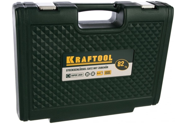 Набор торцовых головок 1/2",1/4", 82шт Kraftool EXPERT QUALITAT SUPER LOCK 27887-H82_z02