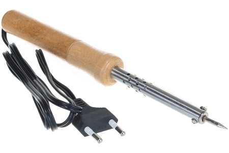 Паяльник с ручкой из дерева SPARTA 30 Вт, 220 В 913101
