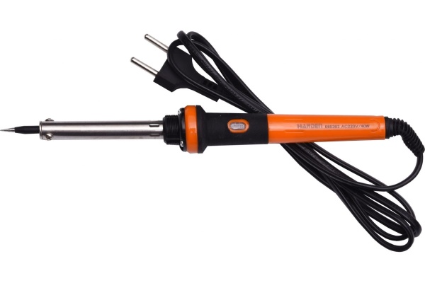 Паяльник с индикатором HARDEN 220В, 40W 660302