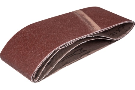 Лента шлифовальная "МАСТЕР" 3 шт. (75х457 мм; P100) для ЛШМ Зубр 35541-100