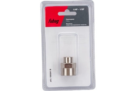 Переходник (1/4"F — 1/2"F; блистер) FUBAG 180241 B