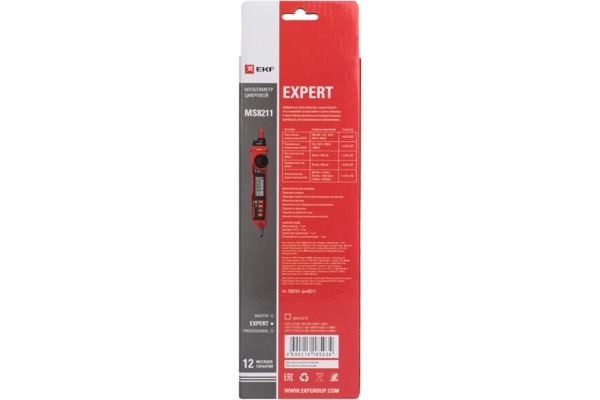 Цифровой мультиметр EKF MS8211 Expert In-180701-pm8211