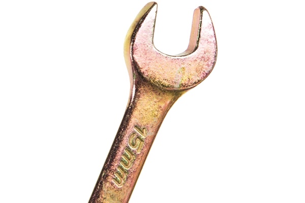 Комбинированный ключ, 15 мм, желтый цинк СИБРТЕХ 14981