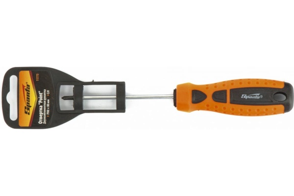 Отвертка Ph0х80мм, CrV, 2-х компонентная рукоятка SPARTA Point 11773 Отвертка Ph0х80мм, CrV, 2-х компонентная рукоятка SPARTA Point 11773