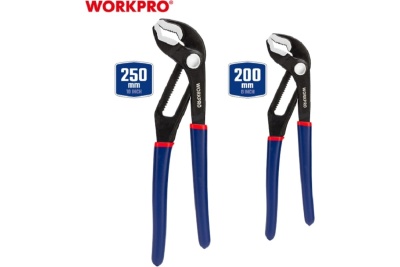 Переставные клещи WORKPRO быстрорегулируемые, 200 мм, 250 мм, 2 шт. WP201005