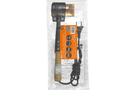 Паяльник TDM ЭПСН-250, Топорик, деревянная ручка, мощность 250 Вт, 230 В, подставка, Рубин SQ1025-0508