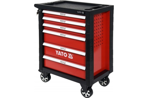 Инструментальная тележка YATO 177 предметов, 6 ящиков YT-55300 Инструментальная тележка YATO 177 предметов, 6 ящиков YT-55300
