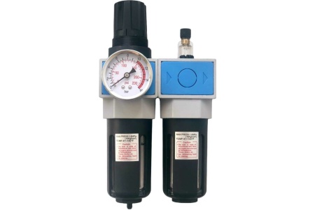 Блок подготовки воздуха EC4010-02 1/4" (влагоотделитель с лубрикатором, регулятором давления и манометром) Pegas pneumatic 4709 Блок подготовки воздуха EC4010-02 1/4" (влагоотделитель с лубрикатором, регулятором давления и манометром) Pegas pneumatic 4709