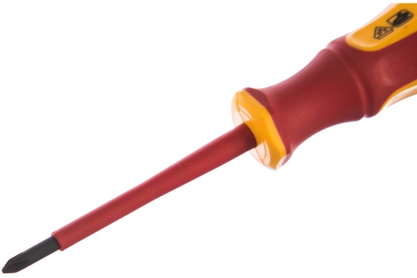 Диэлектрическая отвертка PH1x80 КВТ Профи 78611