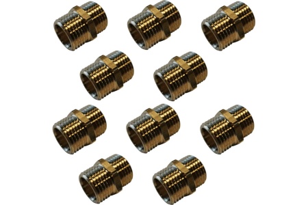 Ниппель пневмо (10 шт; 3/8"НР) Профитт 9276256