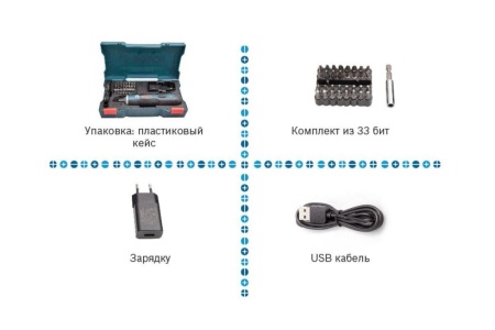 Аккумуляторная отвертка Bosch GO kit 0.601.9H2.021