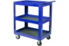 Открытая тележка, 3 полки, синяя МАСТАК 520-33720B