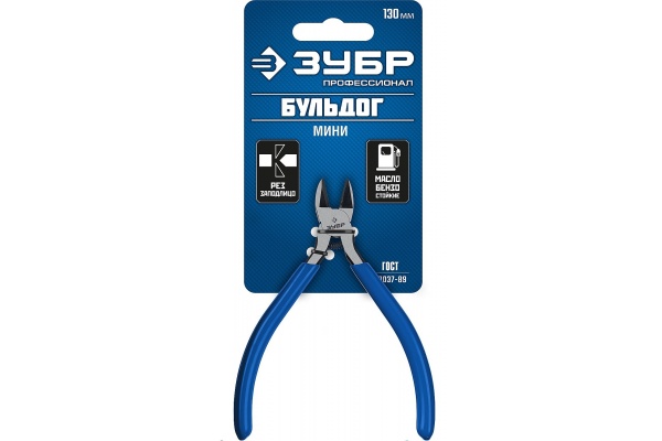 Бокорезы ЗУБР Бульдог Мини 130 мм, хромированная сталь Профессионал 22175-6-12_z01