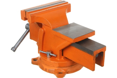 Слесарные тиски ЕРМАК с поворотным механизмом, 200 мм 668-017