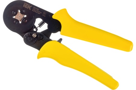 Клещи для обжима IEK КО-04Е 0.5-6.0кв.мм квадрат TKL10-D4