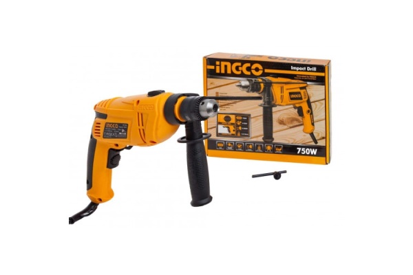 Ударная электрическая дрель INGCO ID7508