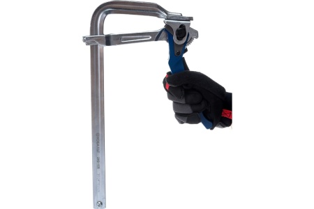 F-образная рычажная струбцина (140 х 300 мм, кованая) КОБАЛЬТ 249-105