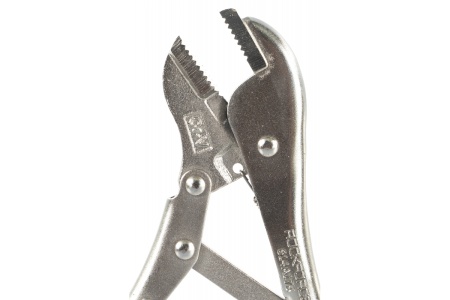 Гейферный зажим с плоскими губками ROCKFORCE тип USA 7-175мм RF-614A175